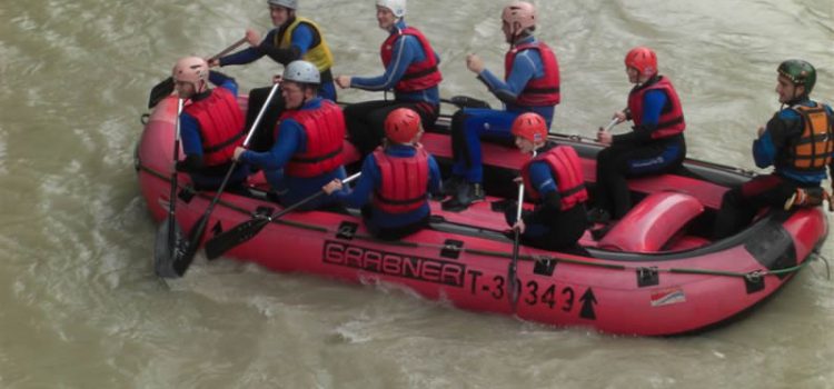 Vereinsausflug 2007 – Schlauchbootfahrt auf der Tiroler Ache