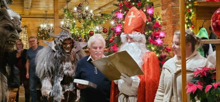 Weihnachtsfeier in der Winklmoos-Sonnen-Alm